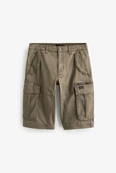 Next Cargoshorts Khaki/Dunkelgrün