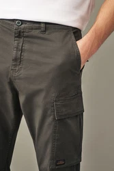 Next Cargohose Regular Fit Cargohose Dunkelgrün/Khaki