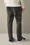 Next Cargohose Regular Fit Cargohose Dunkelgrün/Khaki