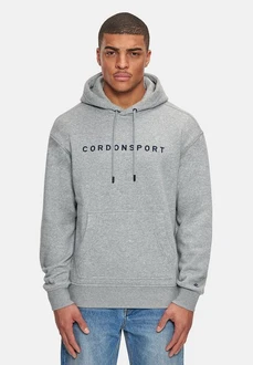 Cordon Sport Kapuzenpullover Grau/Braun