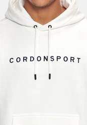 Cordon Sport Kapuzenpullover Braun/Weiß/Grau
