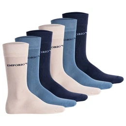 Kurzsocken Herren Socken, 6er Pack - CASUAL COTTON, (Packung, 6er Pack)