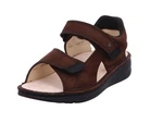 Finn Comfort Sandale Skiathos Braun/Dunkelbraun/Beige