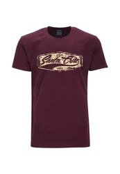 AHORN SPORTSWEAR T-Shirt SANTA CRU Dunkelrot/Bordeaux/Lila