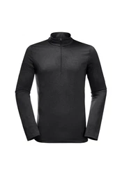Jack Wolfskin Stehkragenpullover SKY THERMAL HZ Schwarz/Dunkelgrau