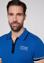 CAMP DAVID Poloshirt Blau/Dunkelblau