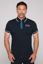 CAMP DAVID Poloshirt navy/wei
