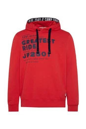 Kapuzensweatshirt mit kontrastreichem Print