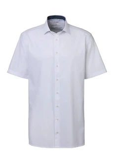 OLYMP Kurzarmhemd Luxor 24/Seven Modern Fit Weiß/Blau/Creme/Grau/Hellblau