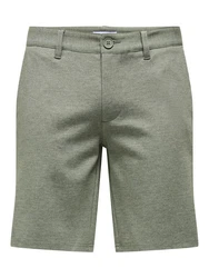 ONLY & SONS Chinoshorts ONSMARK 0209 MELANGE SHORTS NOOS Khaki/Dunkelgrün/Hellgrau