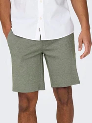 ONLY & SONS Chinoshorts ONSMARK 0209 MELANGE SHORTS NOOS Khaki/Dunkelgrün/Hellgrau