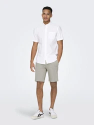 ONLY & SONS Chinoshorts ONSMARK 0209 MELANGE SHORTS NOOS Grau/Hellgrau/Khaki/Beige