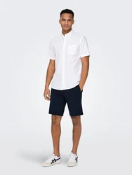 ONLY & SONS Chinoshorts ONSMARK 0209 MELANGE SHORTS NOOS Dunkelblau/Blau