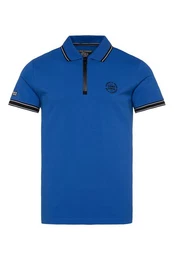 Poloshirt mit Print am Kragen