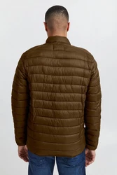 BLEND Jacke 'Romsey' Dunkelgrün/Khaki/Braun