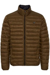 BLEND Jacke 'Romsey' Dunkelgrün/Khaki/Braun