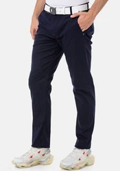 Cipo & Baxx Chinohose Dunkelblau/Blau