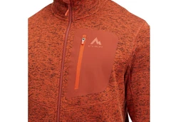 McKINLEY Fleecejacke Herren Unterjacke Skeena III M MELANGE/RED RUST/orange