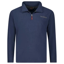 RennerXXL Fleecejacke Vancouver Herren Dunkelblau/Hellblau/Blau