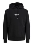 Jack & Jones Sweatshirt JORVESTERBRO SWEAT HOOD NOOS schwarz / wei
