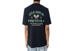 Lyle & Scott T-Shirt Racquet Club Graphi Blau/Dunkelblau