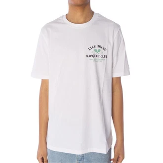 Lyle & Scott T-Shirt Racquet Club Graphi Weiß