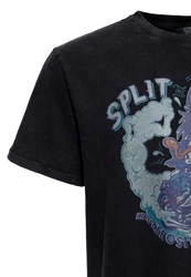 KingKerosin Print-Shirt Split The Road Blau/Grau
