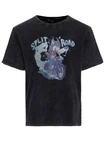 KingKerosin Print-Shirt Split The Road Blau/Grau