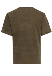 KingKerosin Print-Shirt Split The Road Dunkelgrün/Khaki/Braun