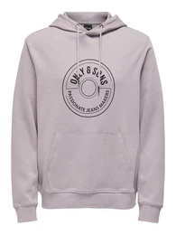 Hoodie - Sweatshirt - ONSLAMER REG INTERLOCK SWEAT HOODIE