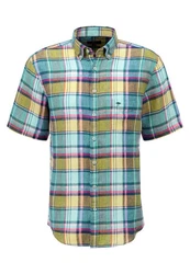 FYNCH-HATTON Kurzarmhemd Mischfarben/Türkis/Grün/Beige