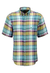 FYNCH-HATTON Kurzarmhemd Mischfarben/Türkis/Grün/Beige