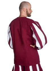 Metamorph T-Shirt Landsknecht Hemd - Hannes Dunkelrot/Bordeaux