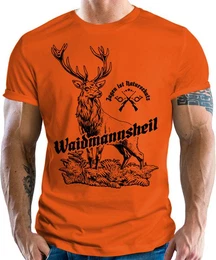 T-Shirt fr Jger: Waidmannsheil - Jagen ist Naturschutz