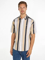 Tommy Jeans Kurzarmhemd TJM RLX STRIPES SHIRT Mehrfarbig