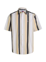 Tommy Jeans Kurzarmhemd TJM RLX STRIPES SHIRT Mehrfarbig