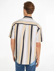 Tommy Jeans Kurzarmhemd TJM RLX STRIPES SHIRT Mehrfarbig