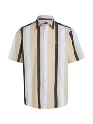 Tommy Jeans Kurzarmhemd TJM RLX STRIPES SHIRT Mehrfarbig