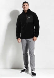 Arctic Seven Fleecejacke ASAdvenio Grau/Dunkelgrau/Schwarz/Rot