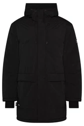 Digel Business Mantel ultraleichter Frühlings Parka Schwarz