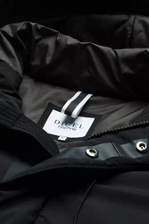 Digel Business Mantel ultraleichter Frühlings Parka Schwarz