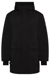 Digel Business Mantel ultraleichter Frühlings Parka Schwarz
