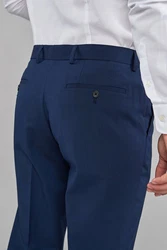 Next Dehnbund Hose Formelle Stretchhose Dunkelblau/Blau