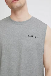 !Solid Tank-Top SDMElamdro Streetwear Hellgrau/Grau