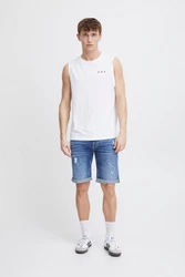 !Solid Tank-Top SDMElamdro Streetwear Weiß/Pastell/Hellgrau