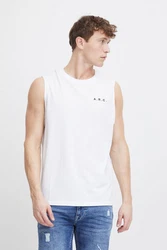 !Solid Tank-Top SDMElamdro Streetwear Weiß/Pastell/Hellgrau