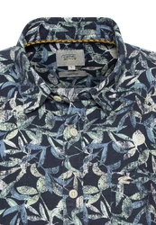camel active Kurzarmhemd Blau/Hellblau