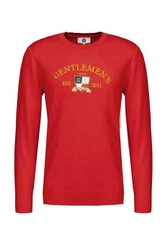 Gentlemen's Corner Strickpullover George Rot/Dunkelrot