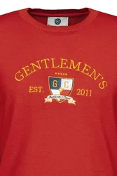 Gentlemen's Corner Strickpullover George Rot/Dunkelrot