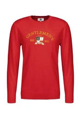 Gentlemen's Corner Strickpullover George Rot/Dunkelrot